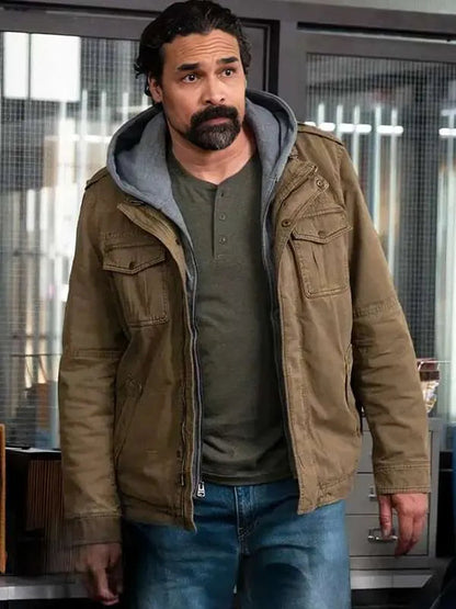 Reinaldo Faberlle Law and Order SVU S26 Brown Jacket Max Jackets