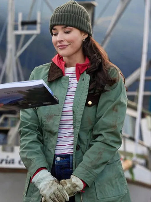 A Picture Of Her Rhiannon Fish Green Jacket Max Jackets