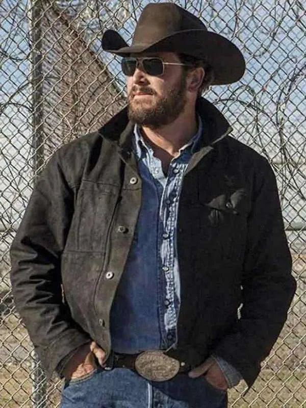 Rip Wheeler Yellowstone Cole Hauser Black Jacket Max Jackets