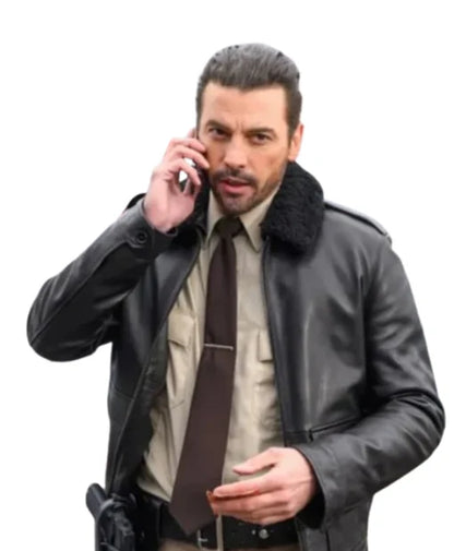 Riverdale S03 FP Jones Black Fur Collar Leather Jacket