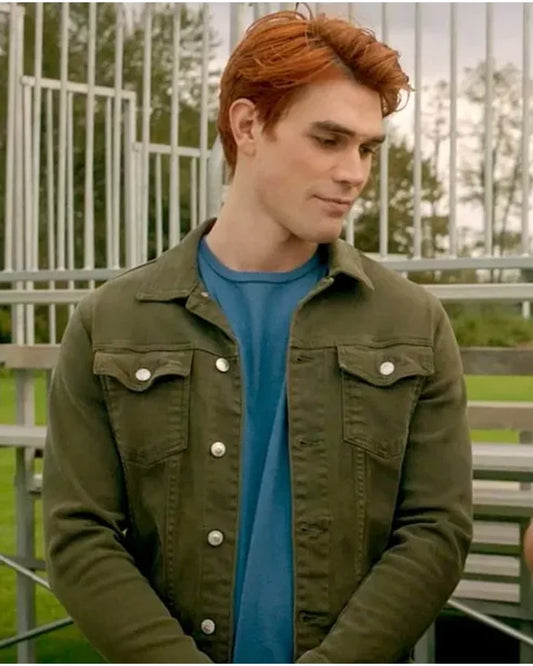 Riverdale S05 Ep03 Archie Andrews Green Denim Jacket