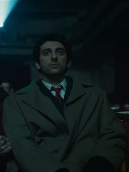 Robbing Mussolini 2022 Pietro Castellitto Wool Coat