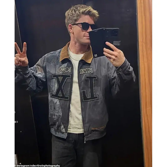 Robert Irwin Super Bowl 2026 Grey Jacket