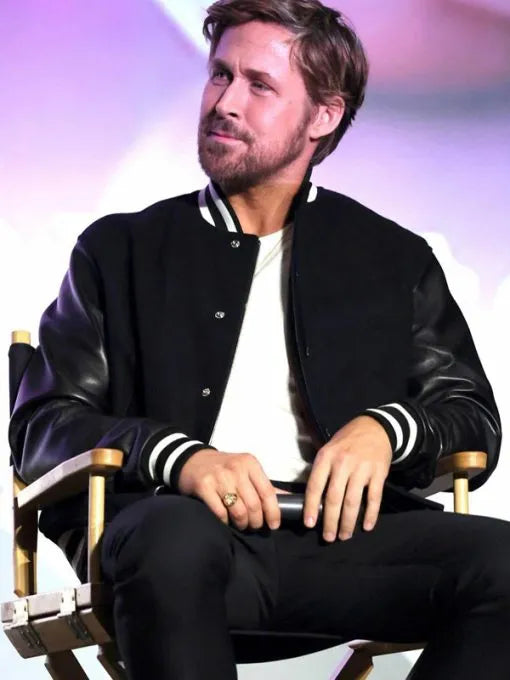 Ryan Gosling Movie Event Black Bomber Jacket Max Jackets