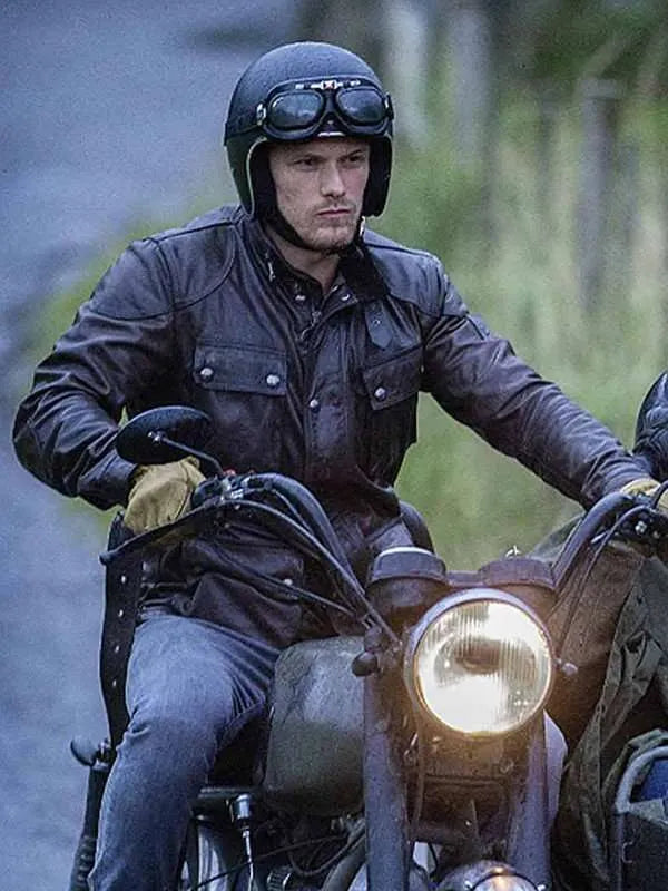 Men In Kilts A Roadtrip With Sam And Graham Sam Heughan Leather Jacket Max Jackets
