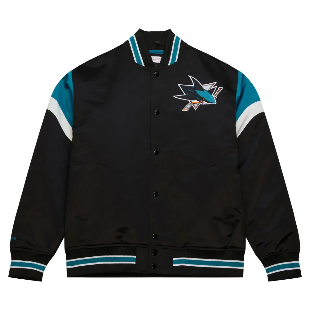 San Jose Sharks Black Varsity Jacket Max Jackets