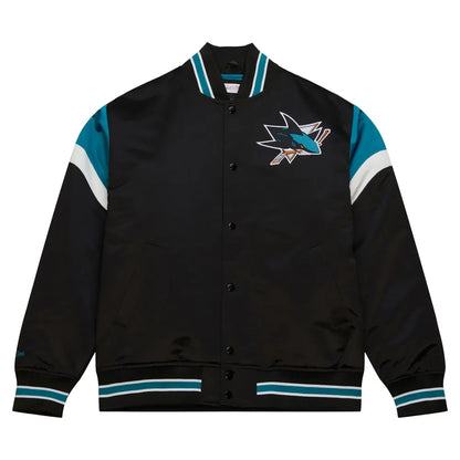 San Jose Sharks Black Varsity Jacket Max Jackets