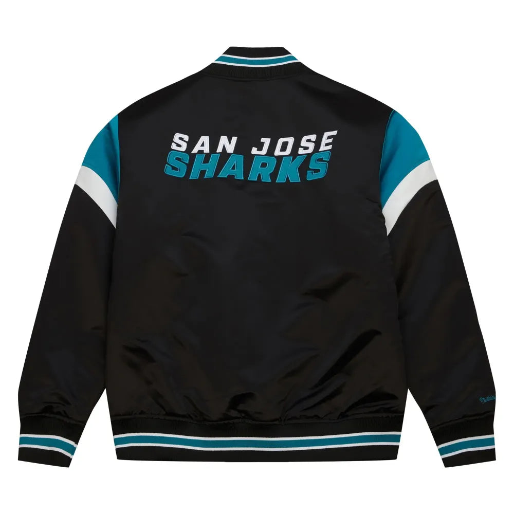 San Jose Sharks Black Varsity Jacket Max Jackets