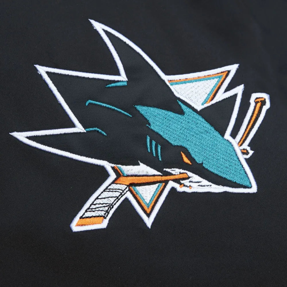 San Jose Sharks Black Varsity Jacket Max Jackets