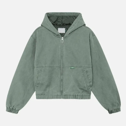 Scuffers Stained Work Hooded Cotton Jacket