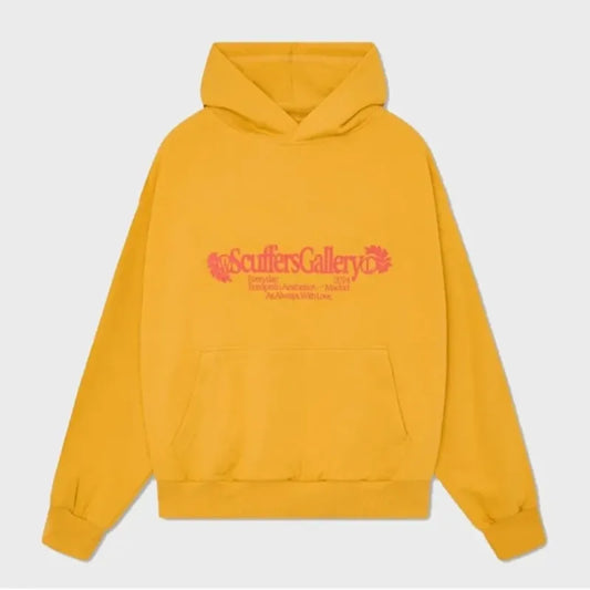 Scuffers Gallery Yellow Pullover Hoodie