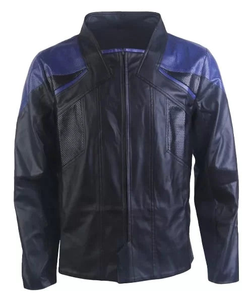 Season 3 Star Trek Picard Men’s Leather Field Jacket Max Jackets