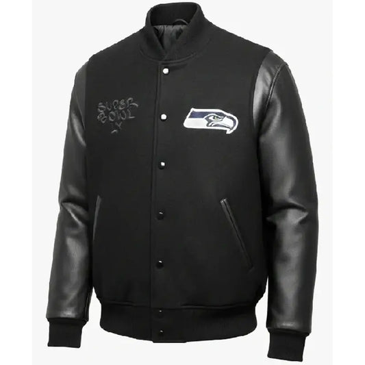 Seattle Seahawks Super Bowl LX Champions Varsity Jacket