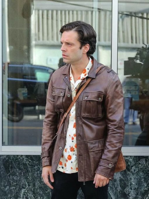 Sebastian Stan A Different Man 2024 Leather Jacket Max Jackets