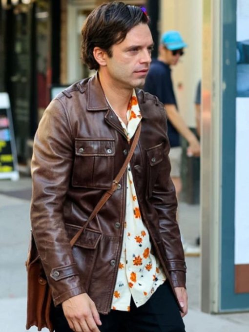 Sebastian Stan A Different Man 2024 Leather Jacket Max Jackets