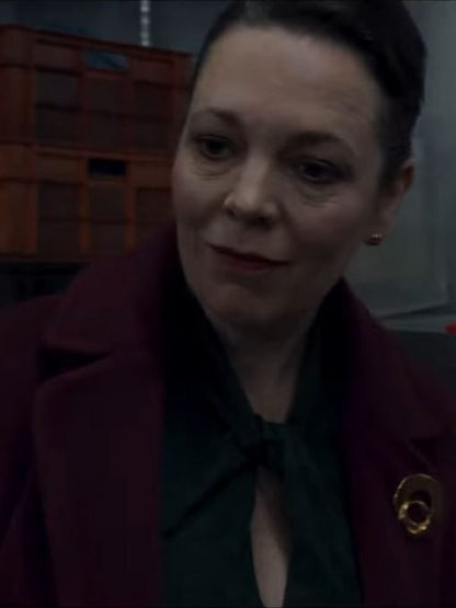 Secret Invasion Olivia Colman Maroon Coat
