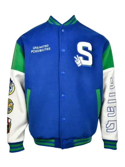 Sonic the  Varsity Jacket