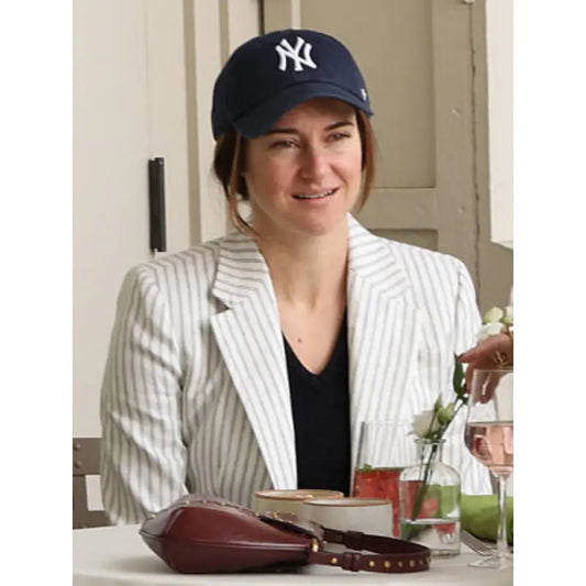 Shailene Woodley “Count me Lies” in Tribeca 2026 NYC Blazer