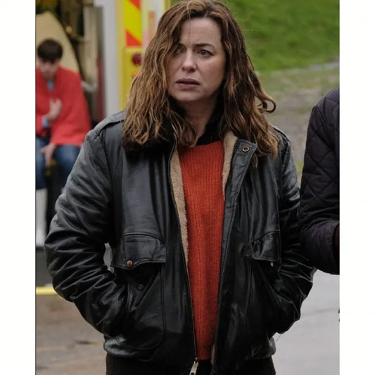 The Crow Girl 2025 Jeanette Kilburn Black Leather Jacket