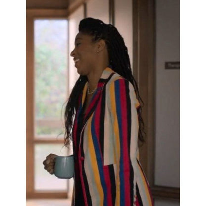 Shrinking Jessica Williams Multicolor Blazer