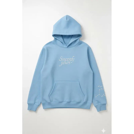Sincerely yours Matter Blue Pullover Hoodie