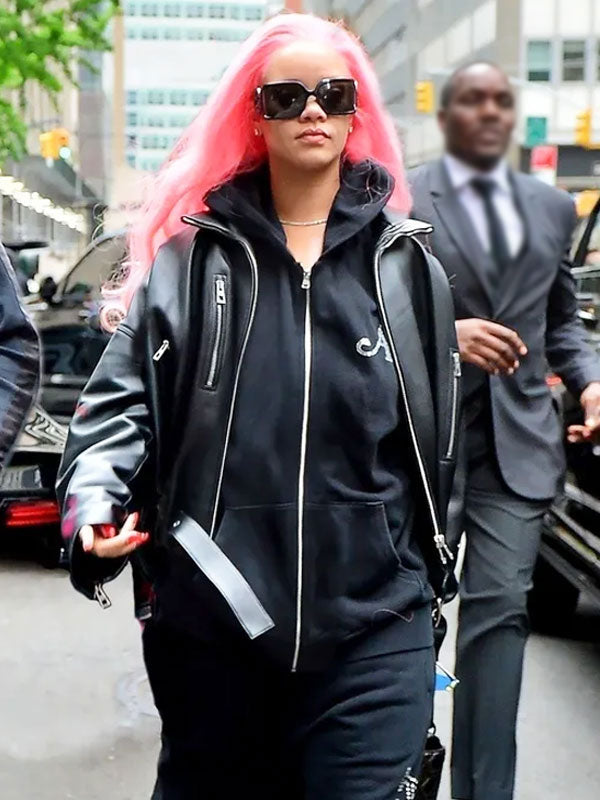 Rihanna NYC Met Gala 2024 Black Jacket Max Jackets