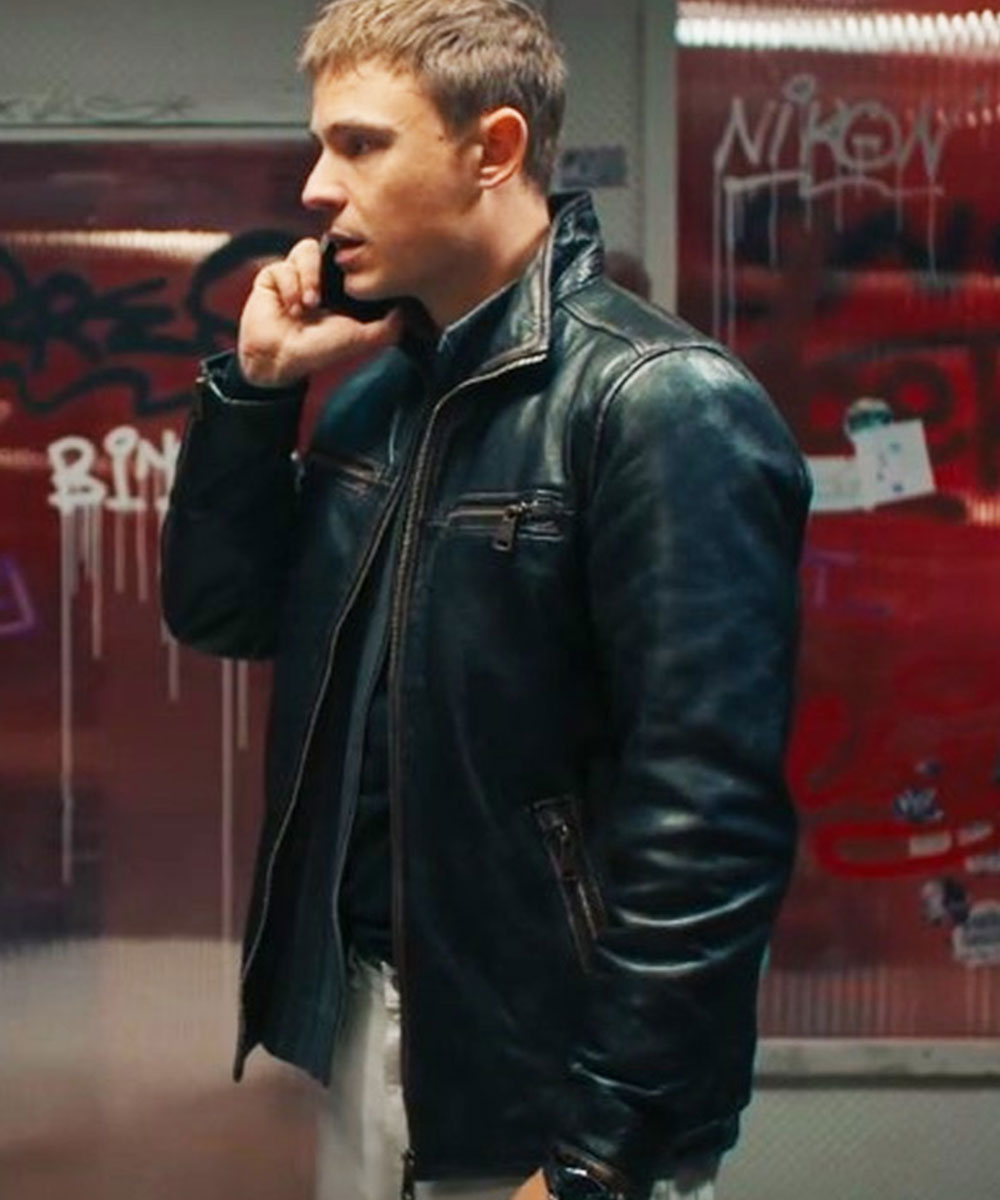 Sixty Minutes 2024 Paul Lehmann Black Leather Jacket Max Jackets