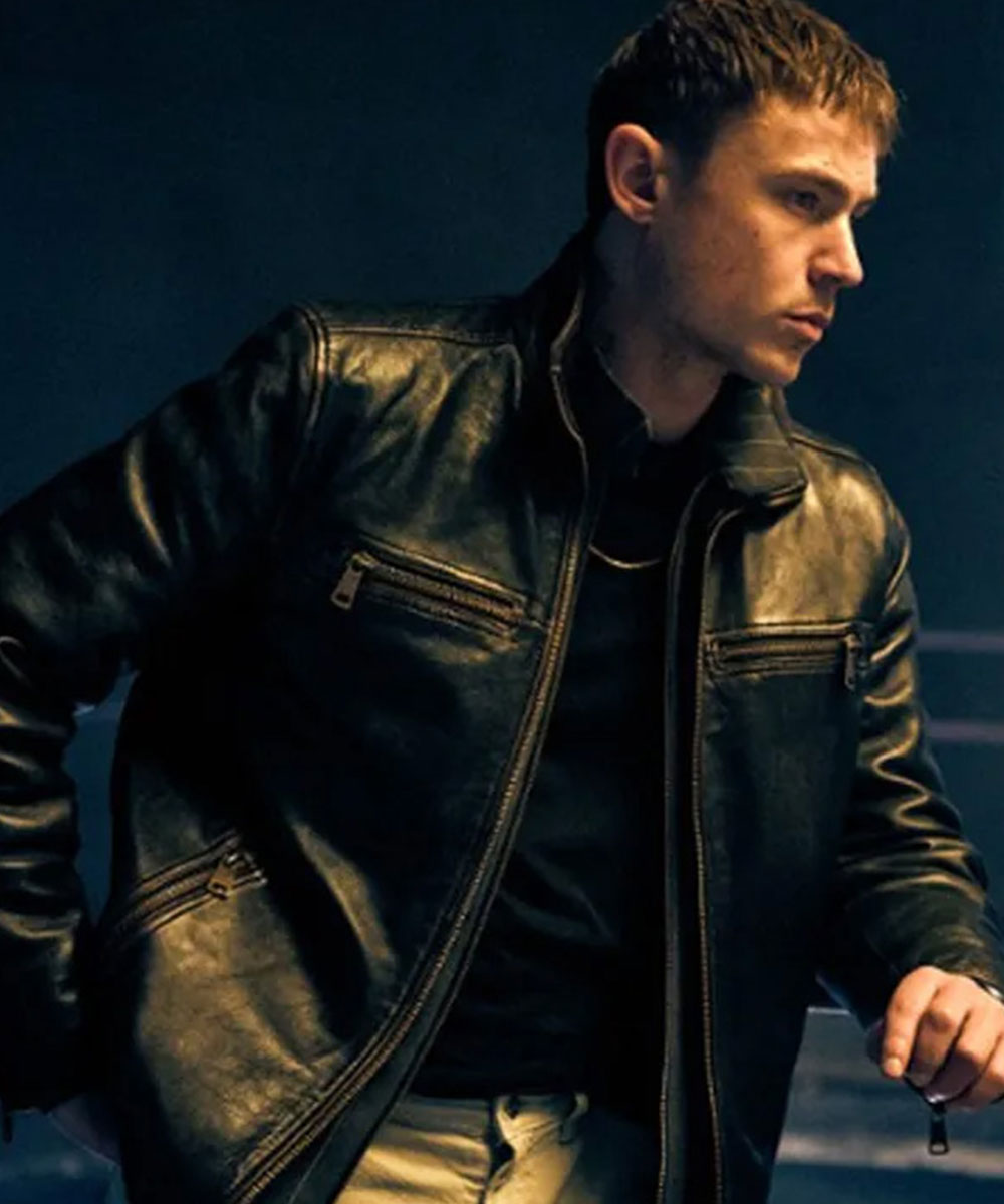 Sixty Minutes 2024 Paul Lehmann Black Leather Jacket Max Jackets