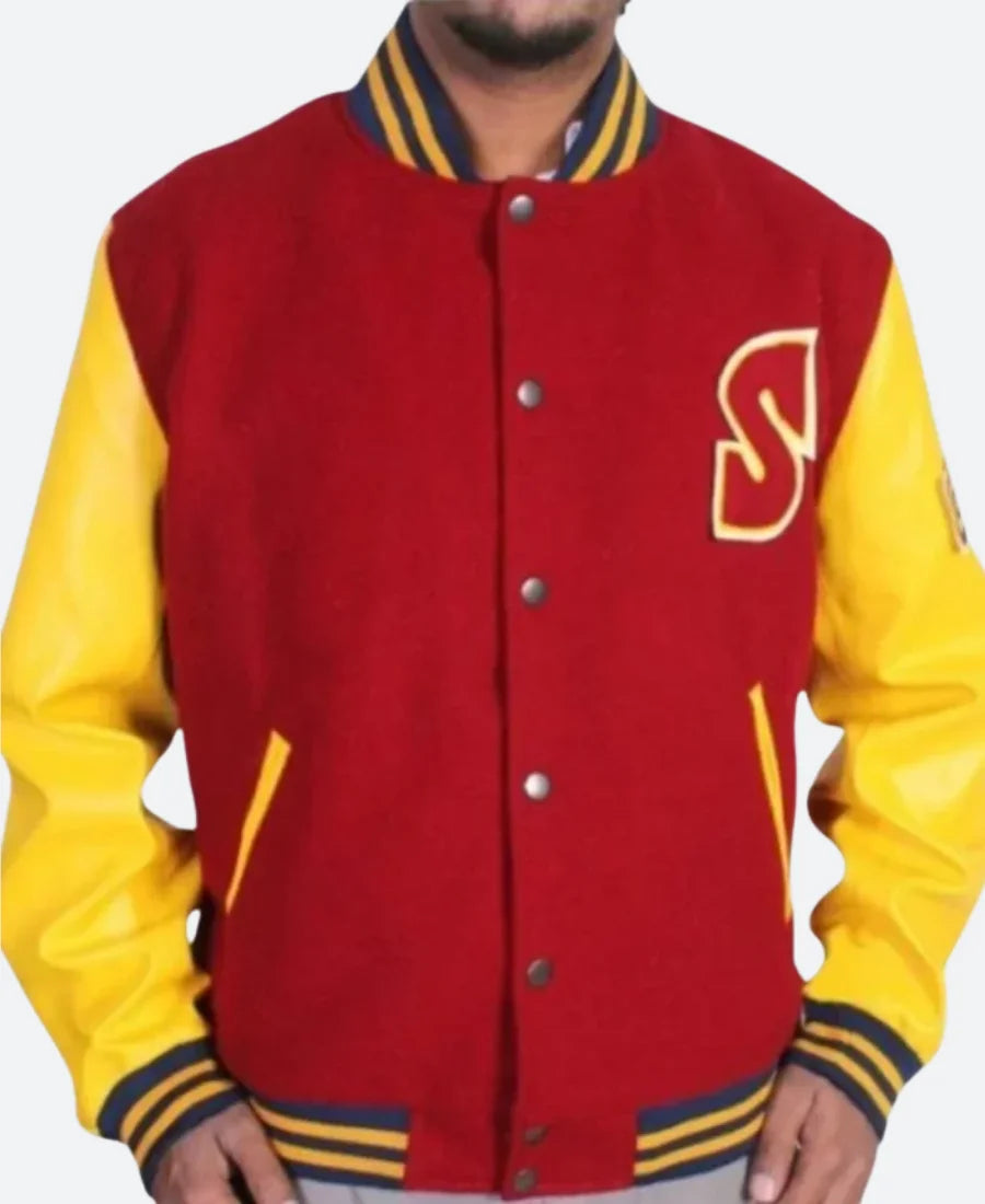 Letterman jacket Varsity Crow jacket Max Jackets