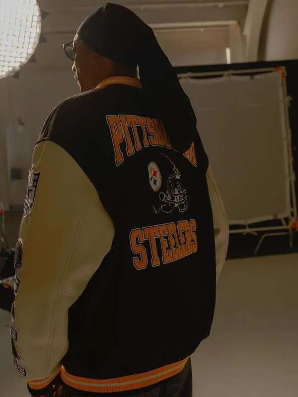 Snoop Dogg Pittsburgh Steelerser Varsity Jacket Max Jackets