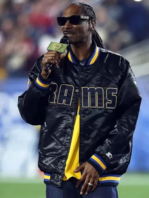 Snoop Dogg Rams Black Jacket Max Jackets