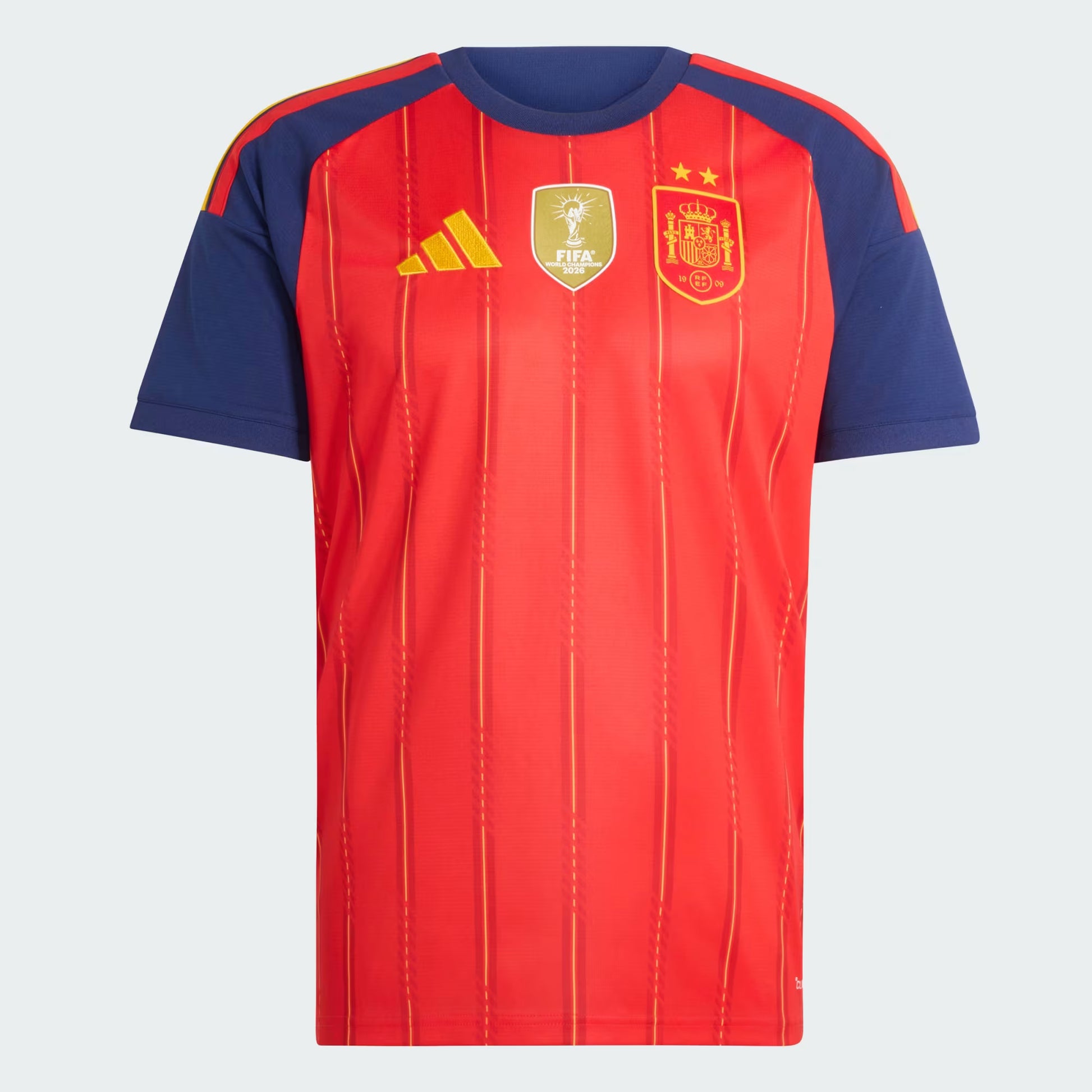 Spain 2026 Home Winner Jersey Lamine Yamal Edition in vivid red football shirt