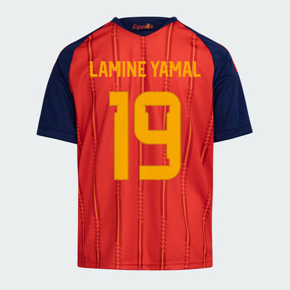 Spain 26 Home Kids Winner Jersey Lamine Yamal original