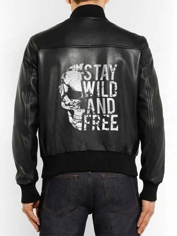 Stay Wild and Free Halloween Black Jacket Max Jackets