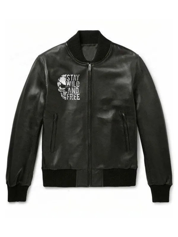 Stay Wild and Free Halloween Black Jacket Max Jackets