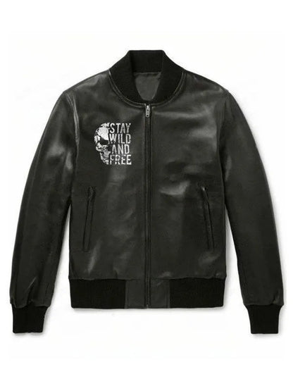 Stay Wild and Free Halloween Black Jacket Max Jackets