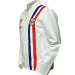 Steve McQueen White Le Mans Jacket Max Jackets