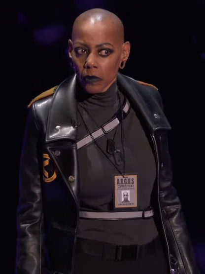 Suicide Squad Kill The Justice League Debra Wilson Leather Jacket