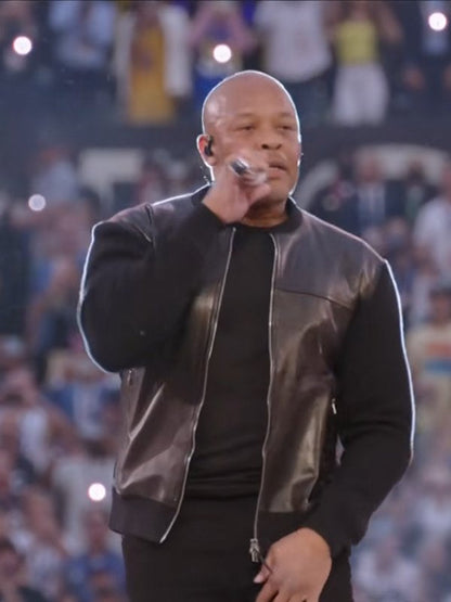 Super Bowl Dr.Dre Leather Jacket