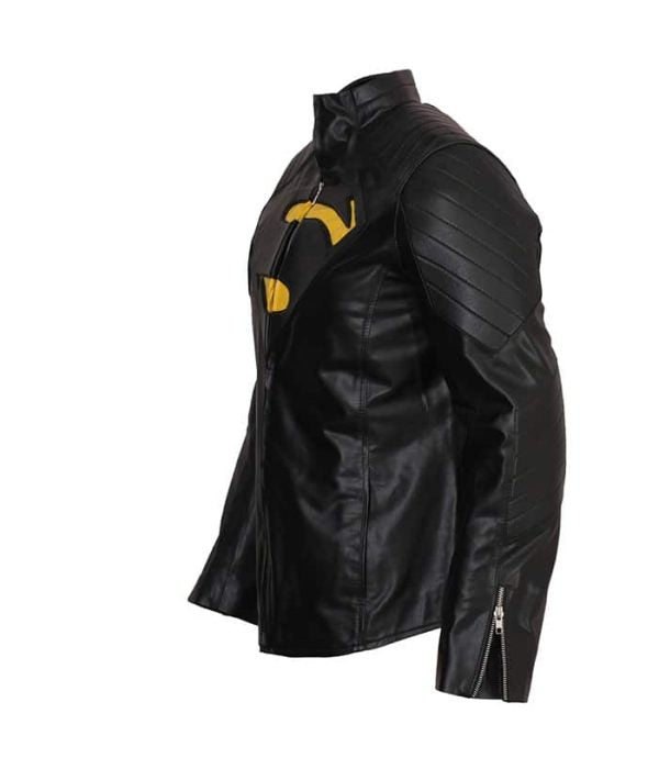 Superman Smallville Black Leather Jacket Cosplay Costume Max Jackets