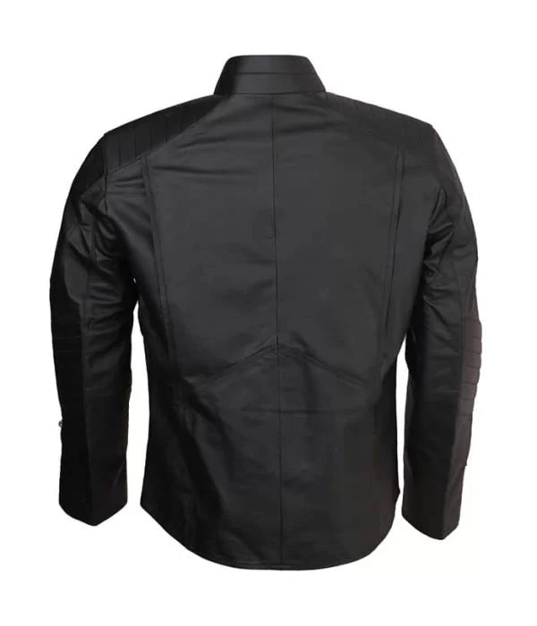 Superman Smallville Black Leather Jacket Cosplay Costume Max Jackets