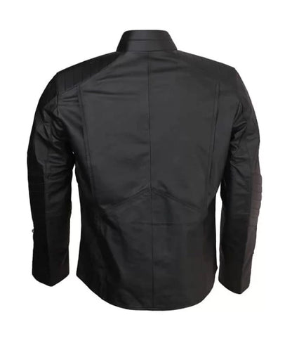 Superman Smallville Black Leather Jacket Cosplay Costume Max Jackets