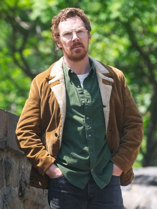 Eric S01 Benedict Cumberbatch Brown Shearling Jacket Max Jackets