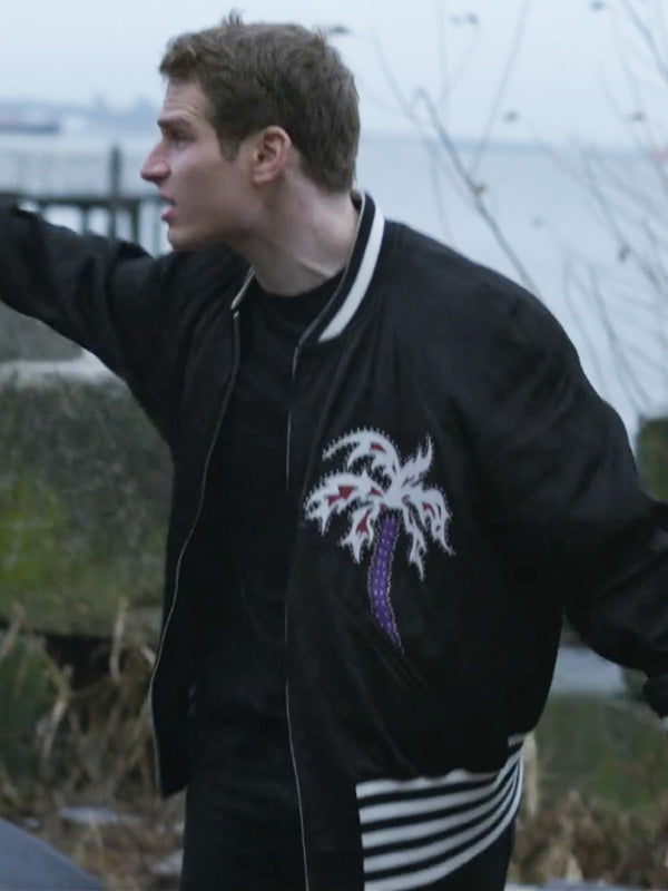 Power Book II Ghost S04 Brayden Weston Black Varsity Jacket Max Jackets