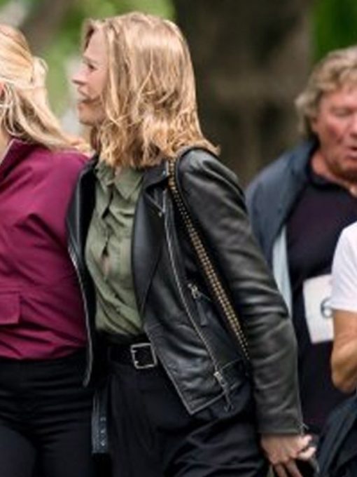 The Love Club Camille Stopps Leather Jacket Max Jackets