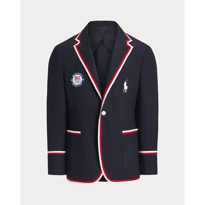 Polo Ralph Lauren Team USA Flagbearer 2024 Olympic White Blazer Vintage Jacket