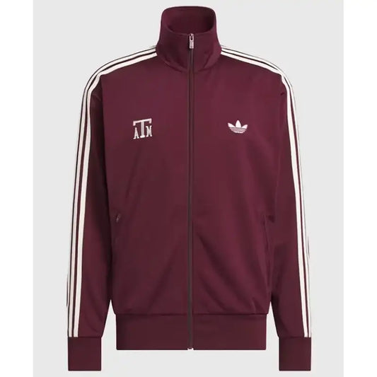 Texas A&M x Adidas Firebird Track Maroon Jacket