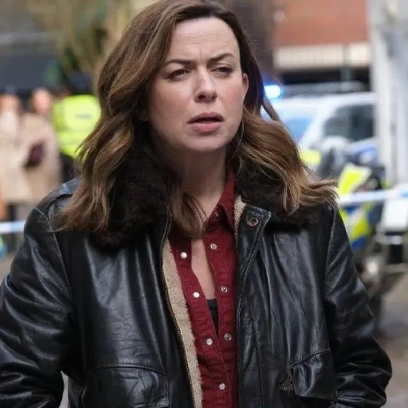 The Crow Girl 2025 Jeanette Kilburn Black Leather Jacket