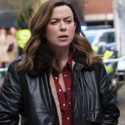 The Crow Girl 2025 Jeanette Kilburn Black Leather Jacket