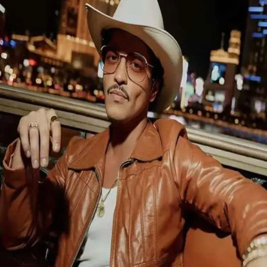 The Romantic Bruno Mars Leather Jacket
